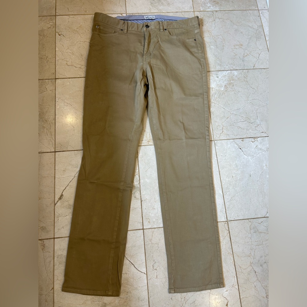Peter Millar Jeans, Tan, 5-Pocket, Cotton with stretch, Men’s Sz 36 - Picture 7 of 11